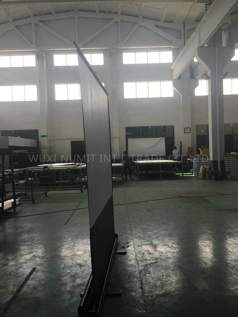 100'' New Type Portable Pull-up Screen Projector Screen Projection Screen